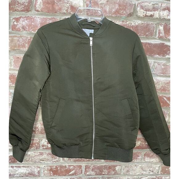 COS Bomber Zip‎ Army Green Size 2 - Picture 1 of 3
